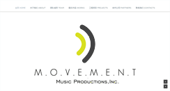 Desktop Screenshot of movement-music.com